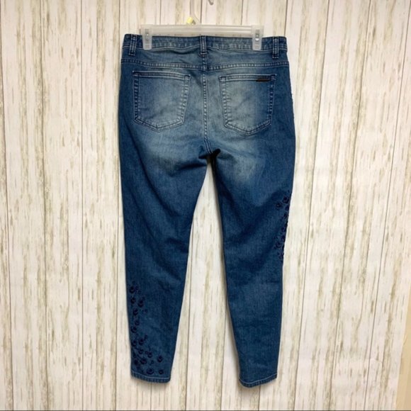 Michael Kors Embroidered Jeans - Picture 2 of 5